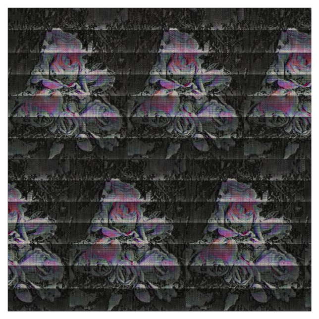 Techno-Blumenstrauß  Stoff (Muster)