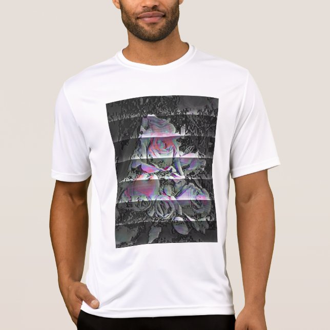 Techno-Blumenstrauß  T-Shirt (Vorderseite)