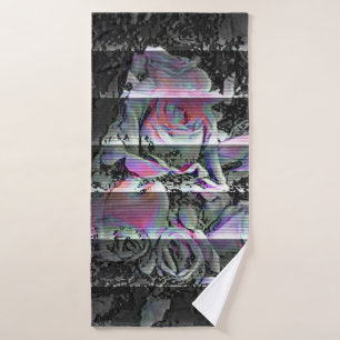 Techno Bouquet Badehandtuch