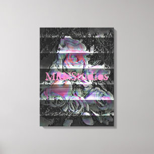 Techno Bouquet Canvas Print Leinwanddruck