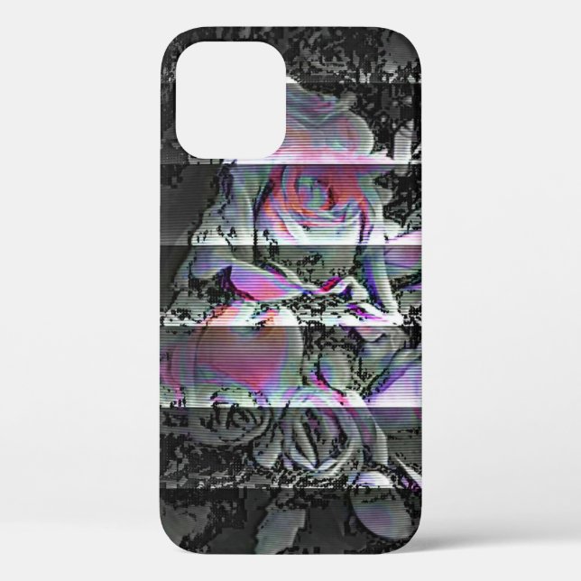 Techno Bouquet Case-Mate iPhone Hülle (Rückseite)