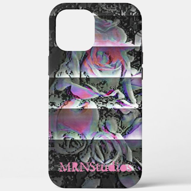 Techno Bouquet Case-Mate iPhone Hülle (Rückseite)