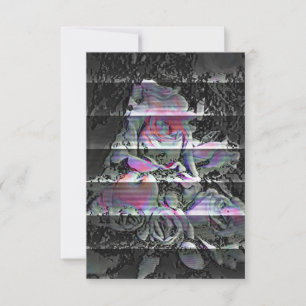 Techno Bouquet Dankeskarte