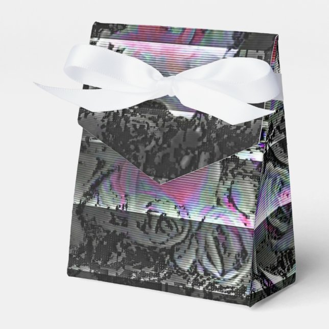Techno Bouquet Favor Box Geschenkschachtel (Vorderseite)