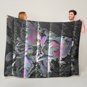 Techno Bouquet Fleece-Decke Fleecedecke