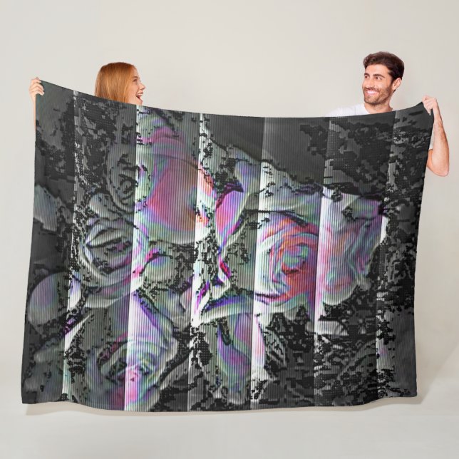 Techno Bouquet Fleece-Decke Fleecedecke (Beispiel)