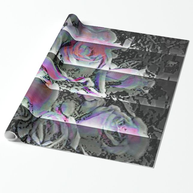 Techno Bouquet Geschenkpapier (Ungerollt)
