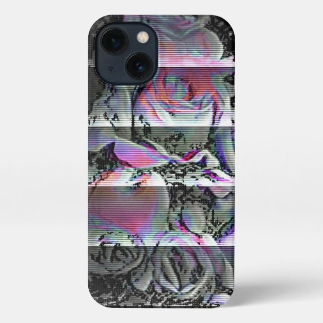 Techno Bouquet iPhone Hülle (Rückseite)