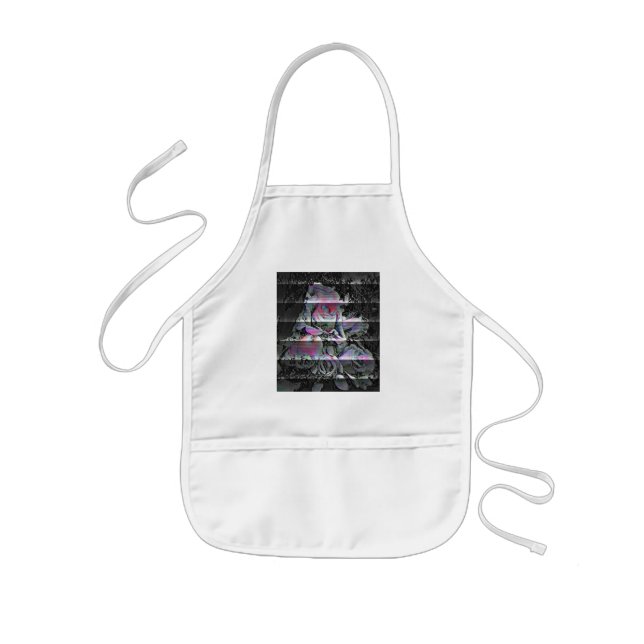 Techno Bouquet Kinderschürze (Vorne)