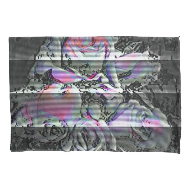 Techno Bouquet Kissenbezug (Vorderseite-Links)