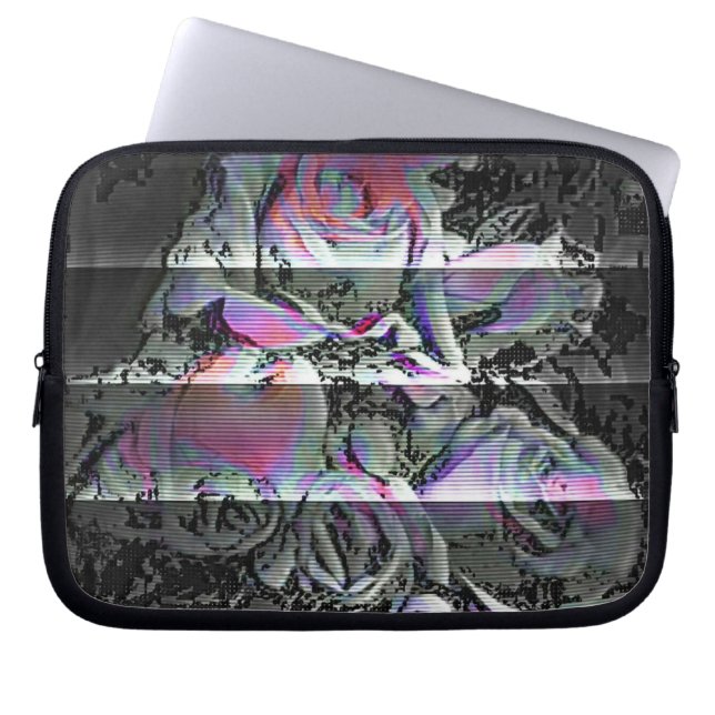 Techno Bouquet Laptop-Hülle Laptopschutzhülle (Vorderseite)