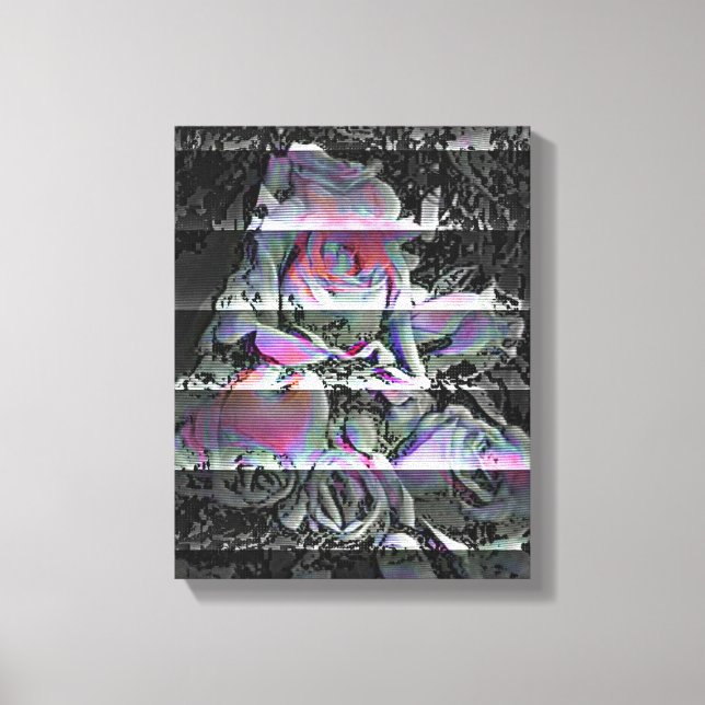 Techno Bouquet Leinwanddruck (Vorderseite)