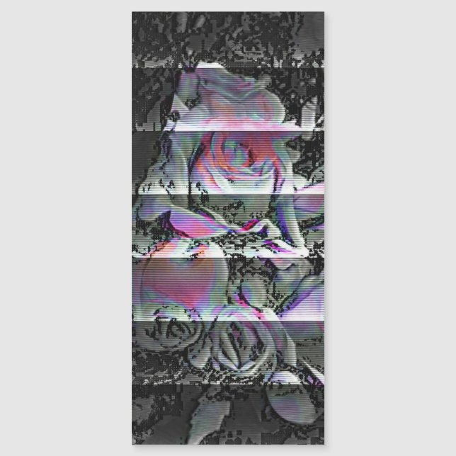 Techno Bouquet Magnetkarte (Vorderseite)