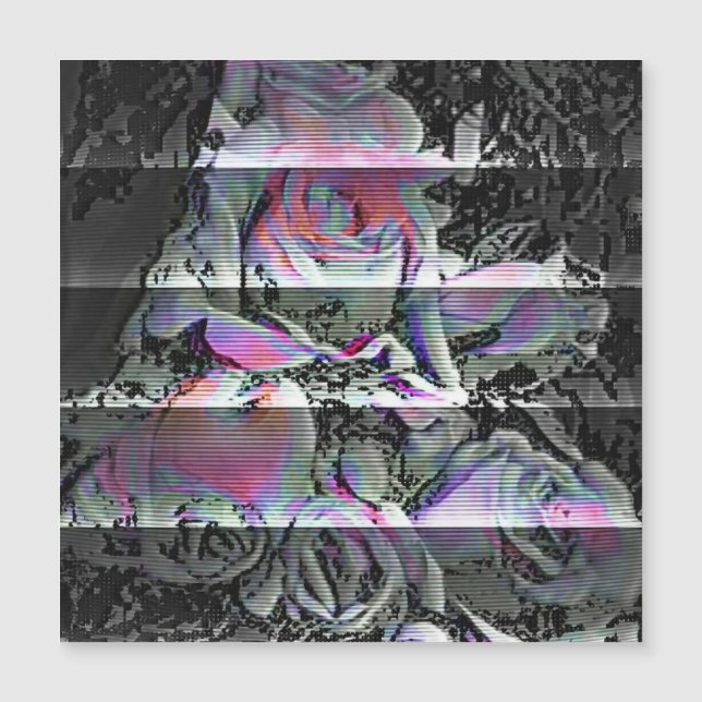 Techno Bouquet  Magnetkarte (Vorderseite)