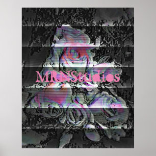Techno-Bouquet-Plakat Poster