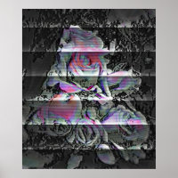 Techno Bouquet Poster
