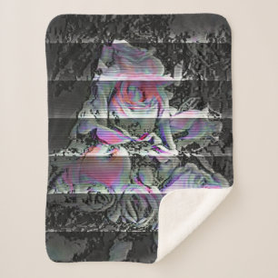 Techno Bouquet Sherpa Blanket Sherpadecke