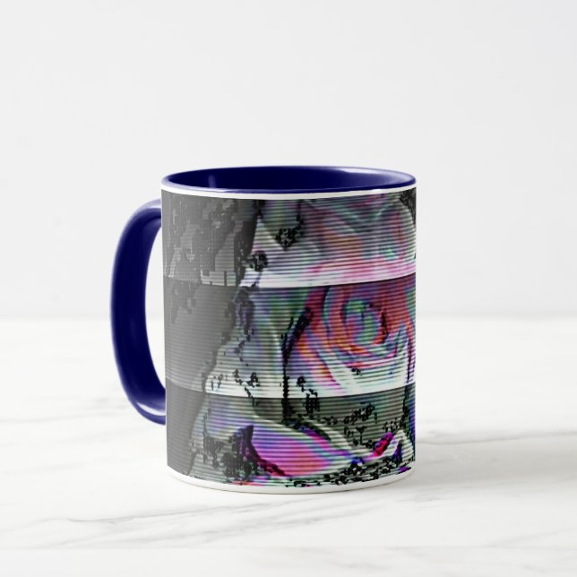 Techno Bouquet Tasse (Vorderseite Links)