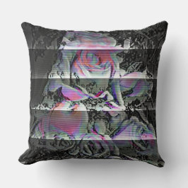 Techno Bouquet Throw Kissen