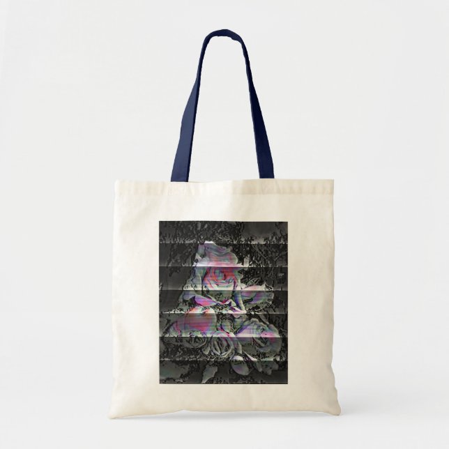 Techno Bouquet Tote Bag Tragetasche (Vorne)