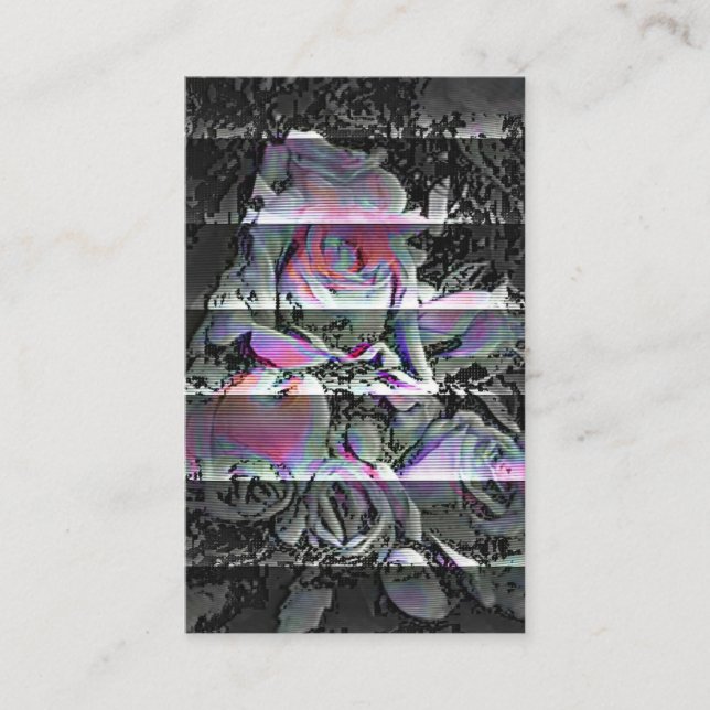 Techno Bouquet Visitenkarte (Vorderseite)