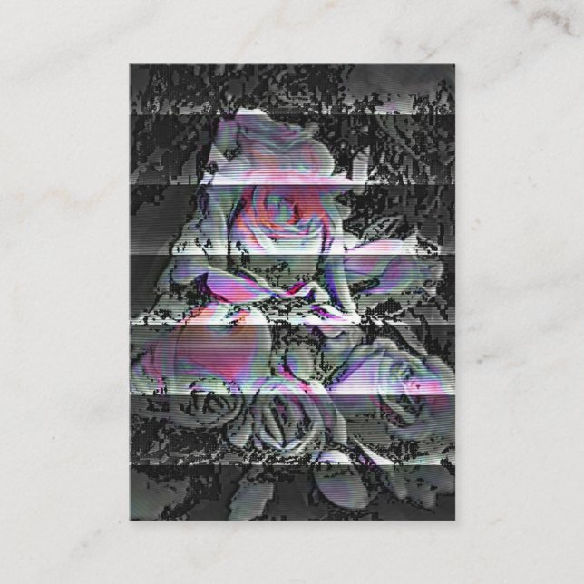 Techno Bouquet Visitenkarte (Vorderseite)