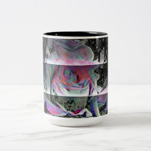 Techno Bouquet Zweifarbige Tasse