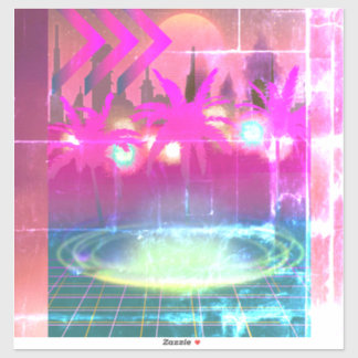 Techno City  Aufkleber