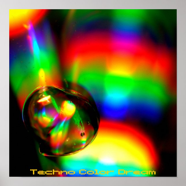Techno Color Dream Poster (Vorne)