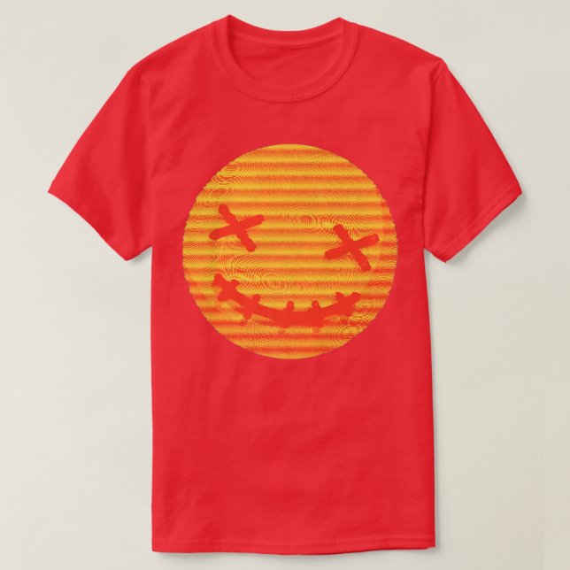 Techno Dead EDM Music Festival Rave Dubstep T-Shirt (Design vorne)