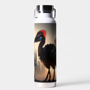 "Techno-Feathers: The Futuristic Emu Robot" Trinkflasche