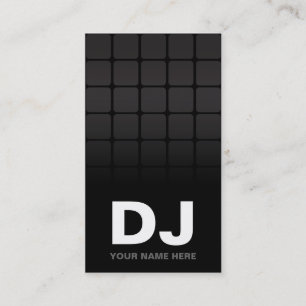 Techno-Gradient-DJ-Geschäftskarten Visitenkarte