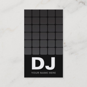 Techno-Gradient-DJ-Geschäftskarten Visitenkarte