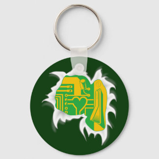 Techno Heart Schlüsselanhänger