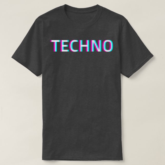 Techno House Party EDM Festival - Martha Argerich  T-Shirt (Design vorne)