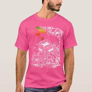 Techno ist die Antwort Musik Elektro Tanzen T-Shirt
