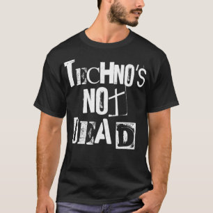Techno ist nicht tot - Vintag Grunge - Minimaler D T-Shirt