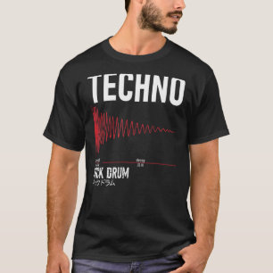 Techno Kick Drum キ ラ Synthesizer ド ム T-Shirt