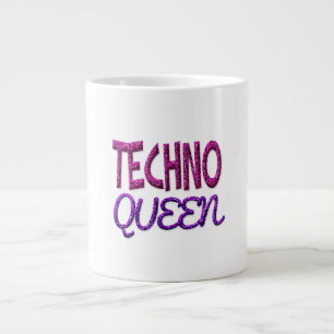 Techno Königin Jumbo-Tasse