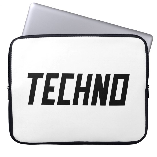 TECHNO LAPTOPSCHUTZHÜLLE (Vorderseite)