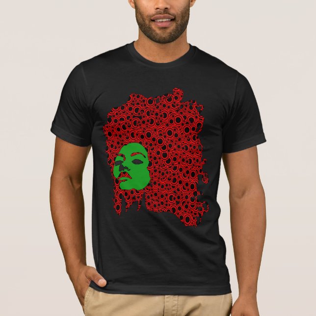 TECHNO MÄDCHEN T-Shirt (Vorderseite)