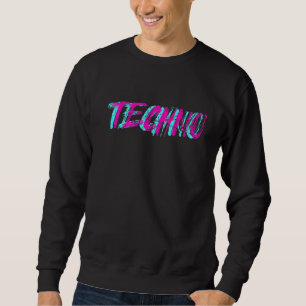 Techno Men's Tekke Tekkno Raver Party Techno Girl Sweatshirt