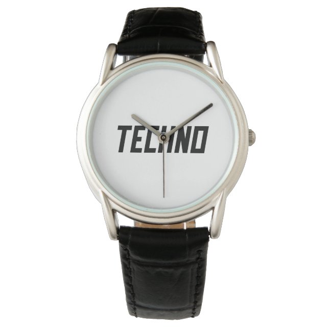 TECHNO Music Armbanduhr (Vorderseite)