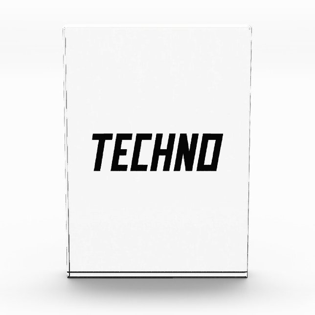 TECHNO Music Fotoblock (Vorderseite)