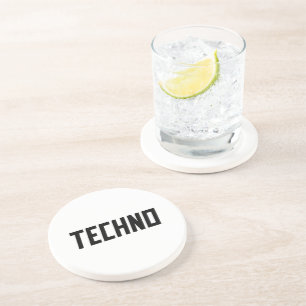 TECHNO Music Getränkeuntersetzer