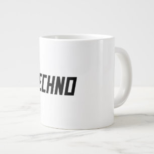 TECHNO Music Jumbo-Tasse