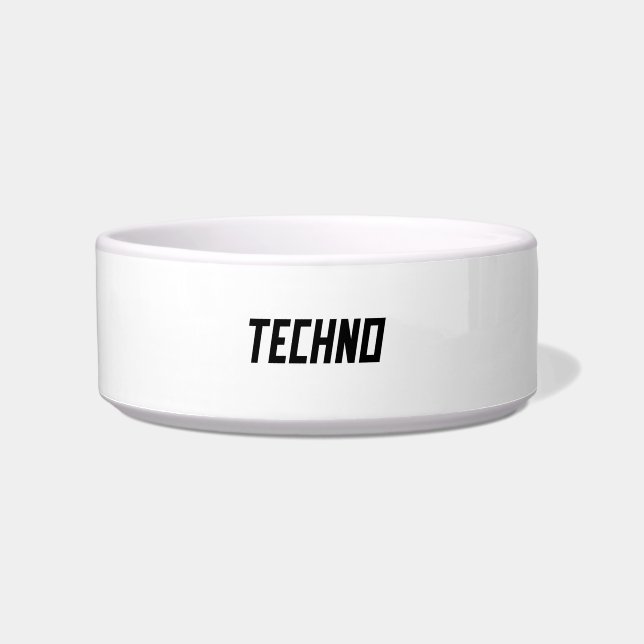 TECHNO Music Napf (Vorderseite)