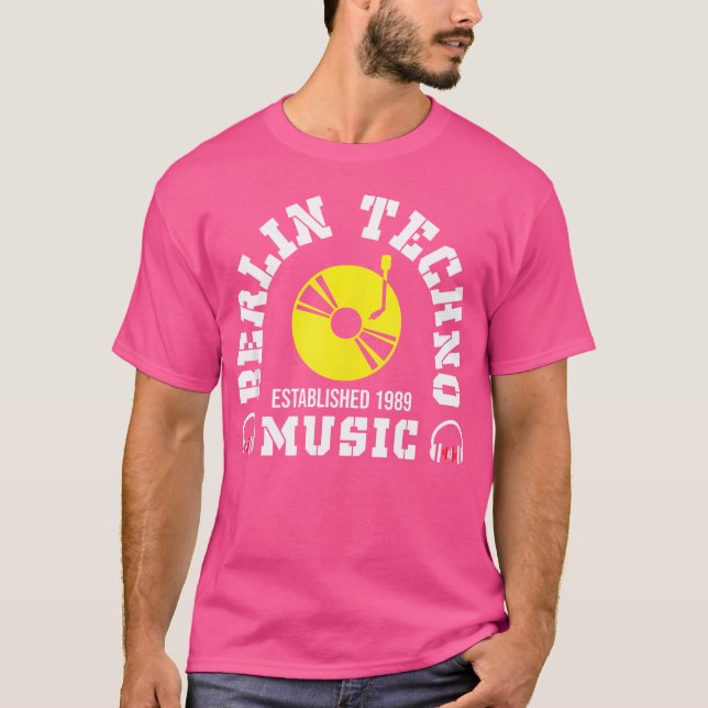 Techno Music Rave Edm Dj Gift T-Shirt (Vorderseite)