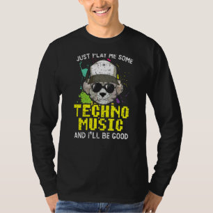 Techno Music Trance Raver Headbanger Edm House Mu T-Shirt