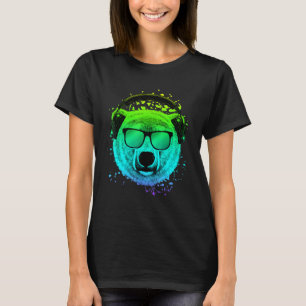 Techno-Musik-Dj für Ravers Edm psychedelischer Eis T-Shirt